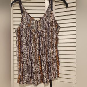 Flowing button-up top (S)